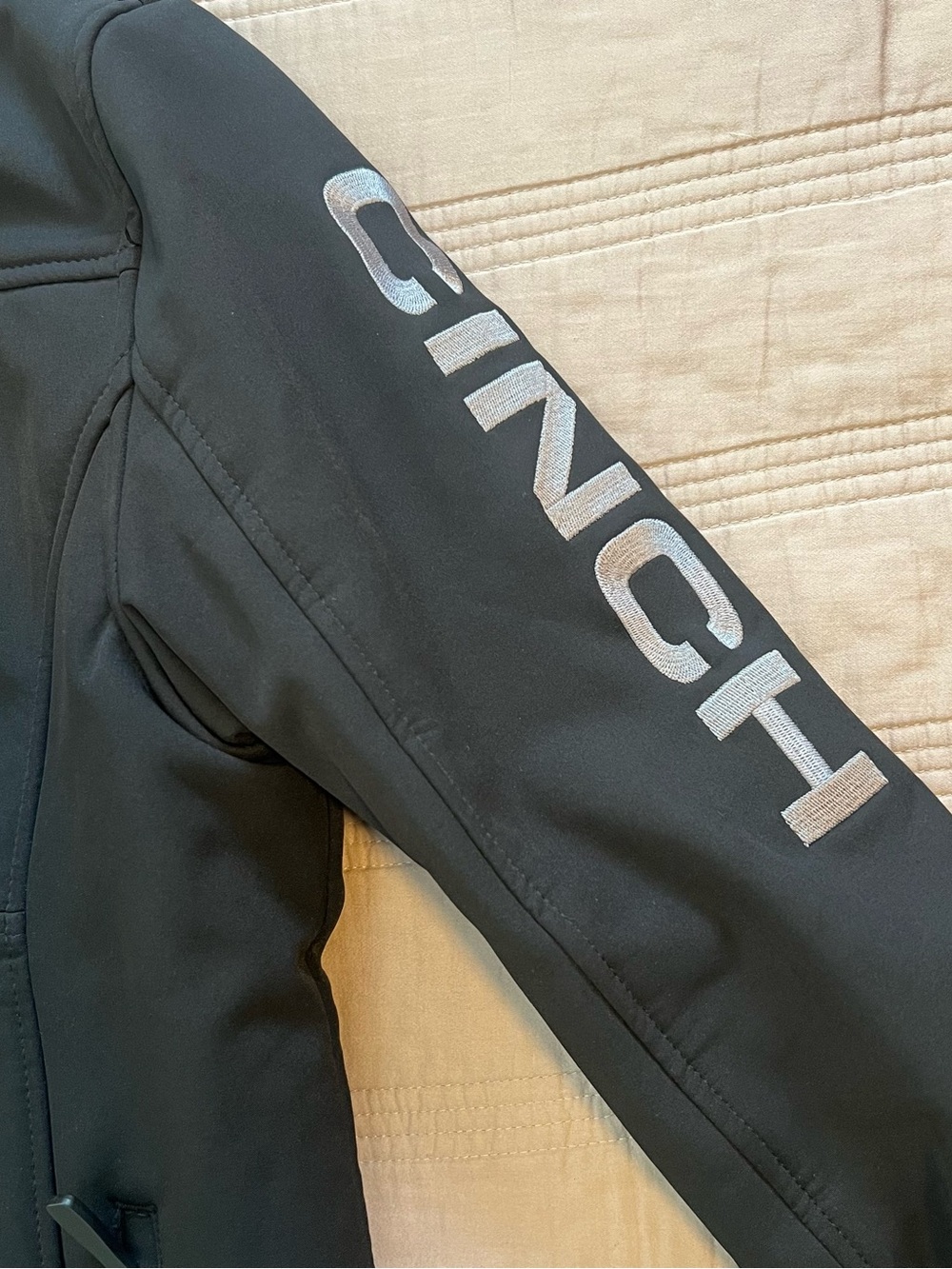 Cinch Ladies Black Concealed Carry Bonded Jacket Utility Performance Pockets - Picture 8 of 12